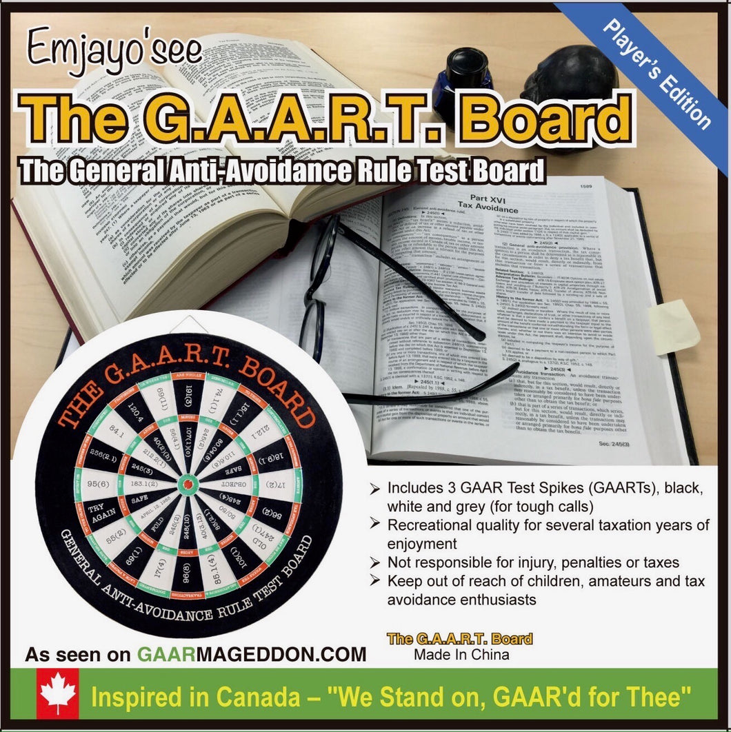 The GAART Board, Player's Edition